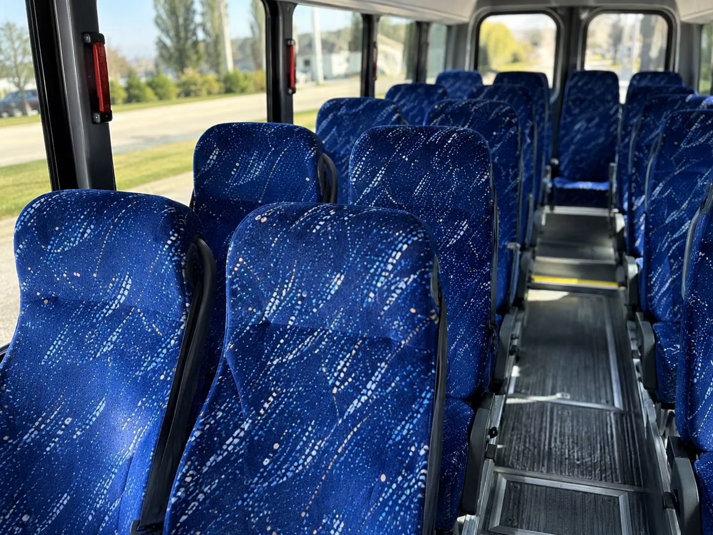 18 passenger minibus inside