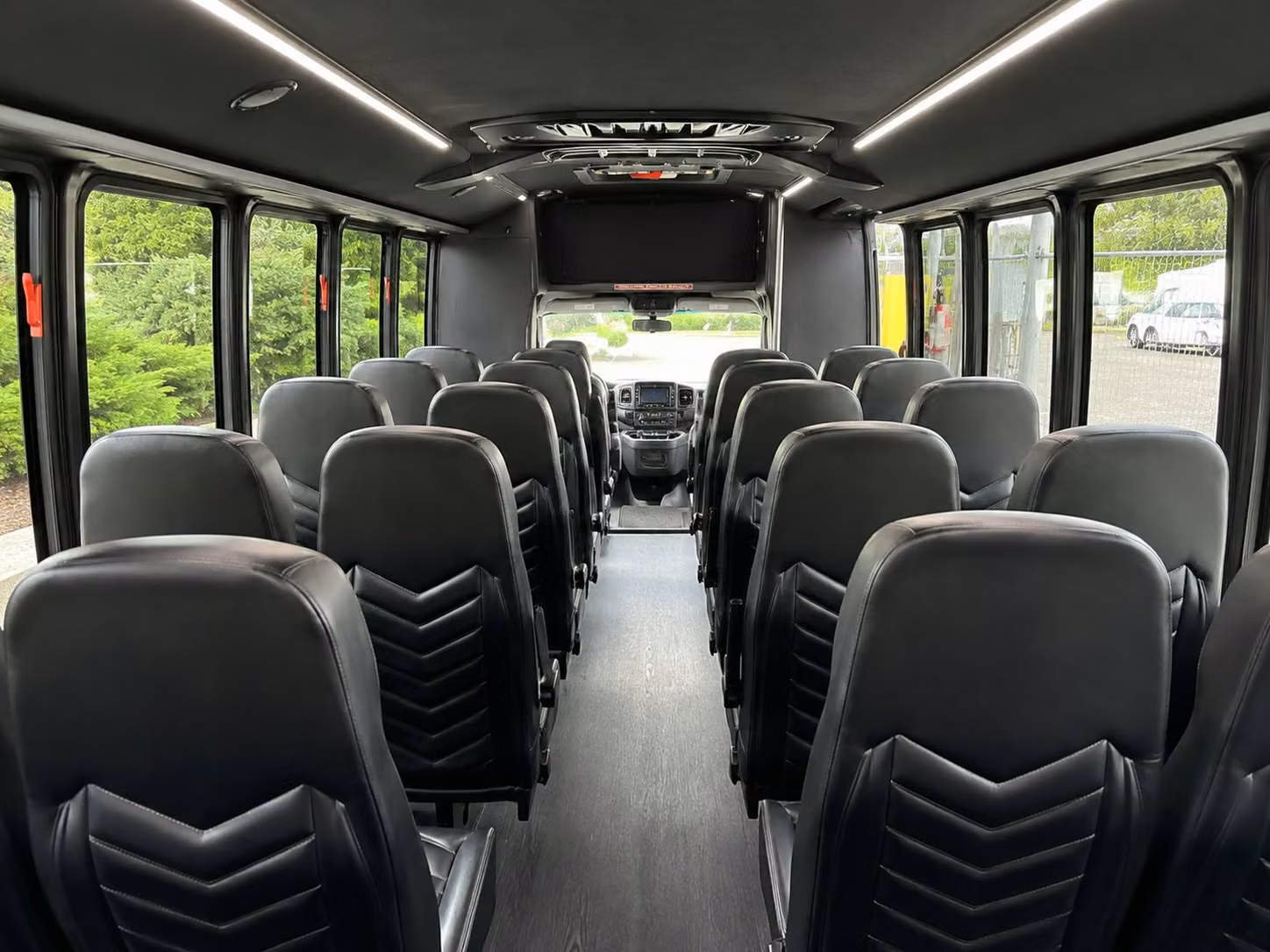 18 passenger minibus interior