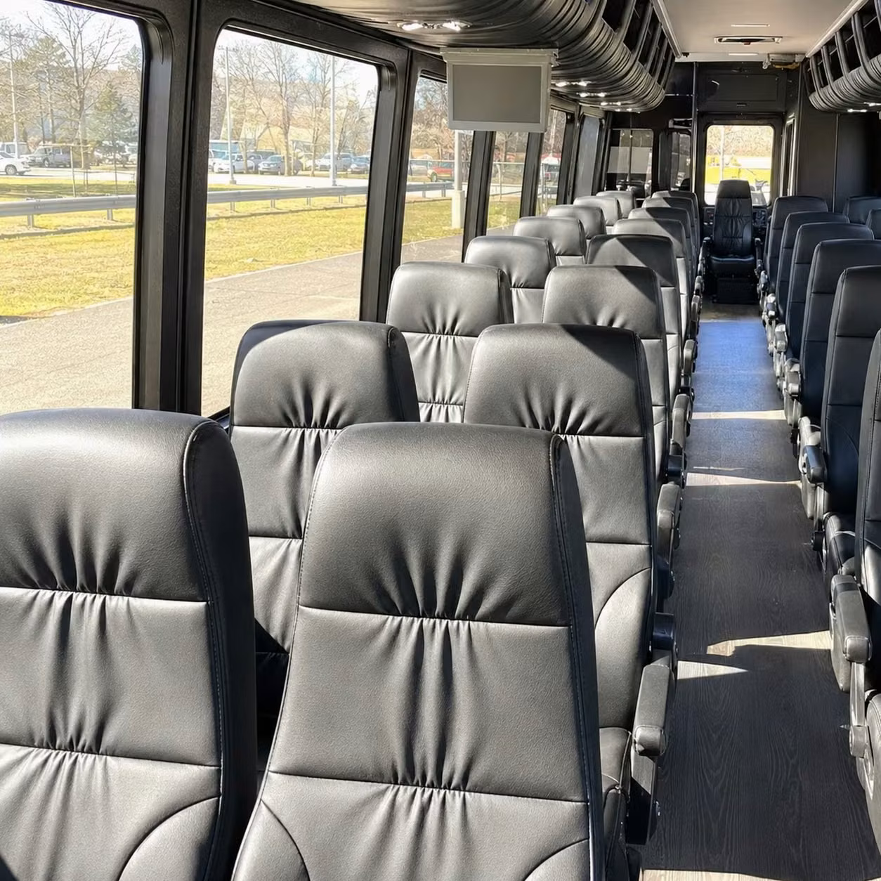 25 passenger minibus inside