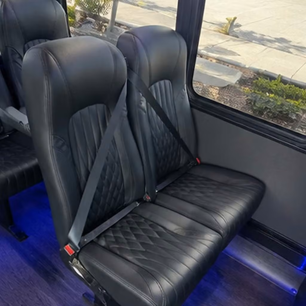 30 passenger minibus inside