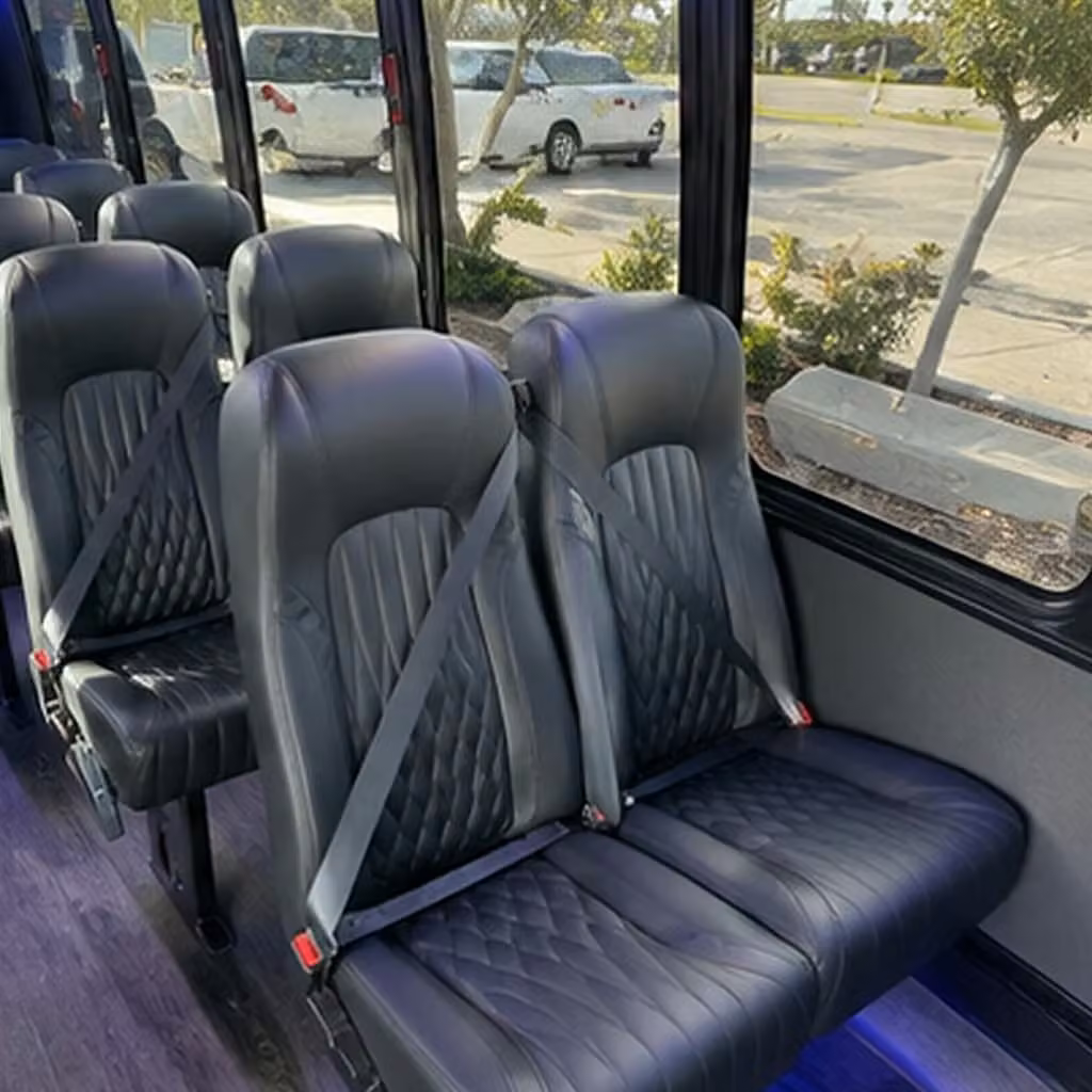 30 passenger minibus interior