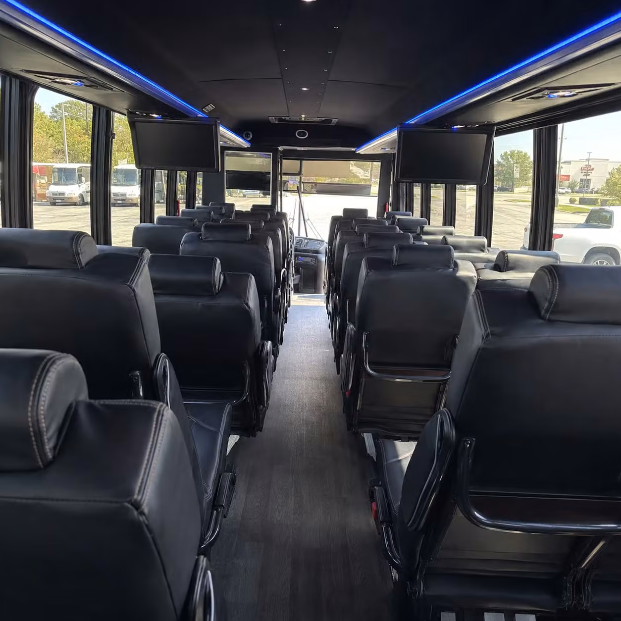 35 passenger minibus inside