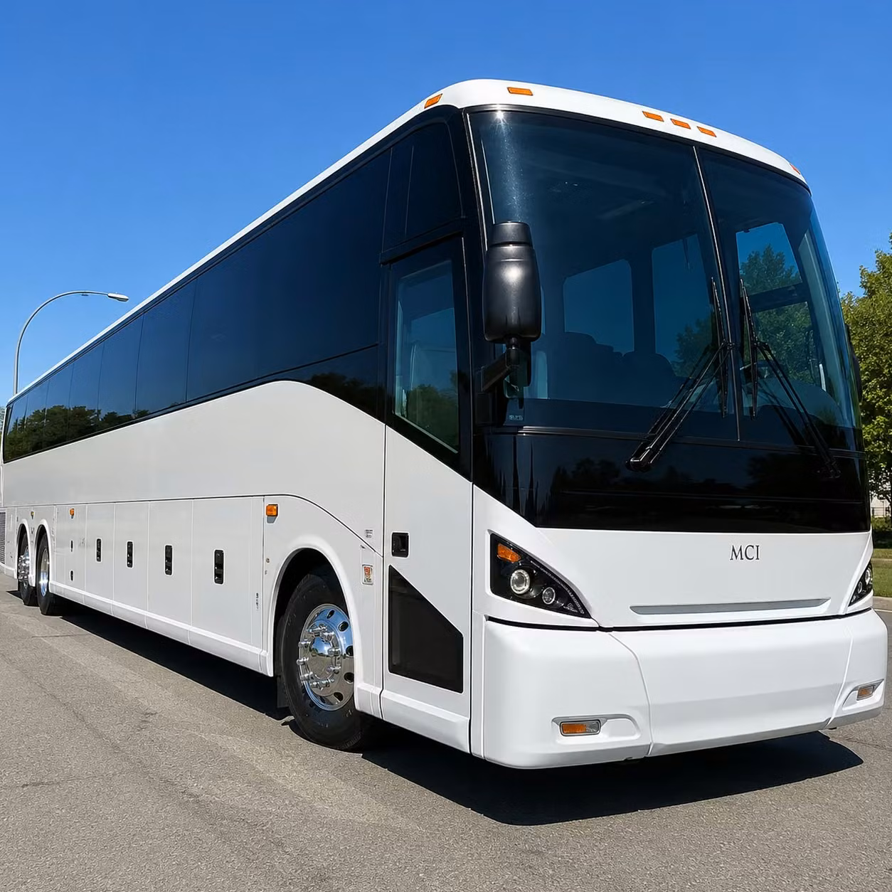 56 passenger charter bus