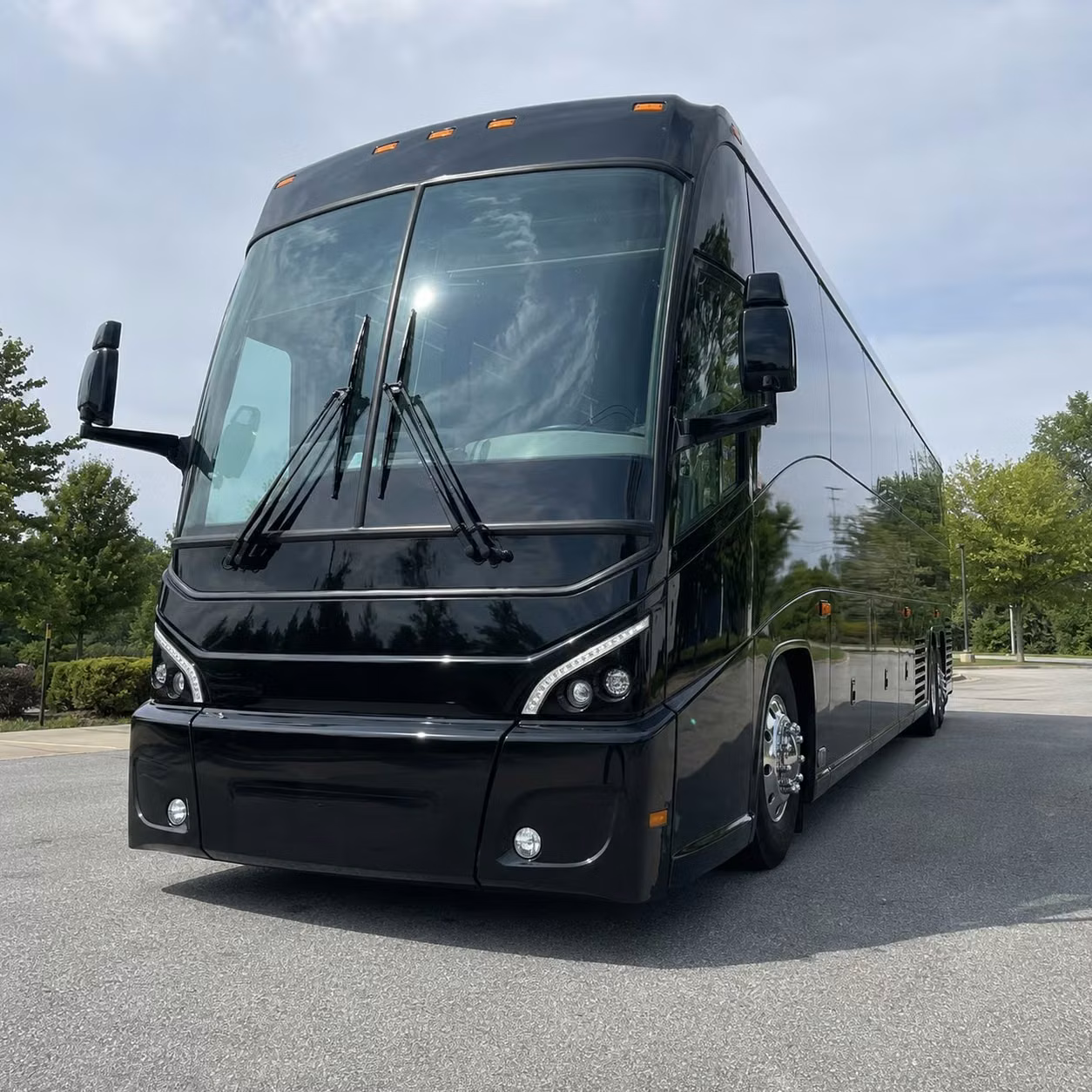 charter buses for military recruitment and training coordination in the high desert