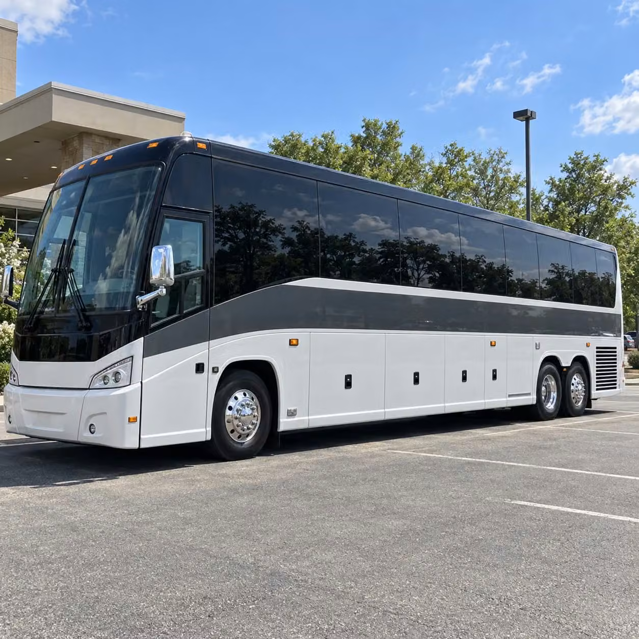 lancaster 56 passenger charter bus rental