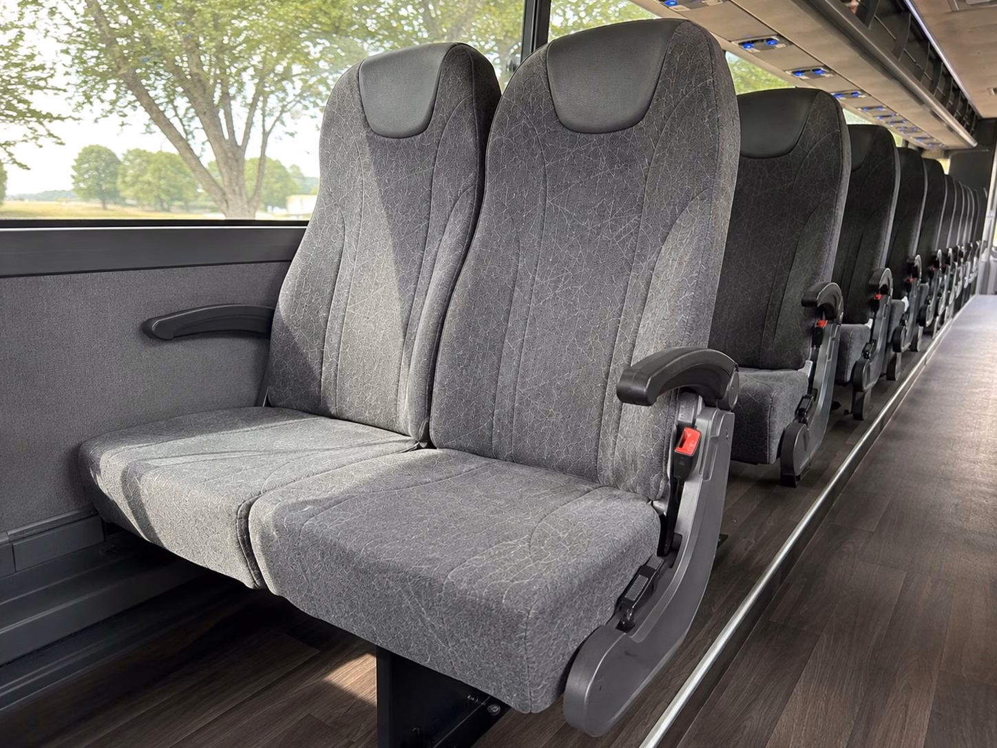 lancaster charter bus interior