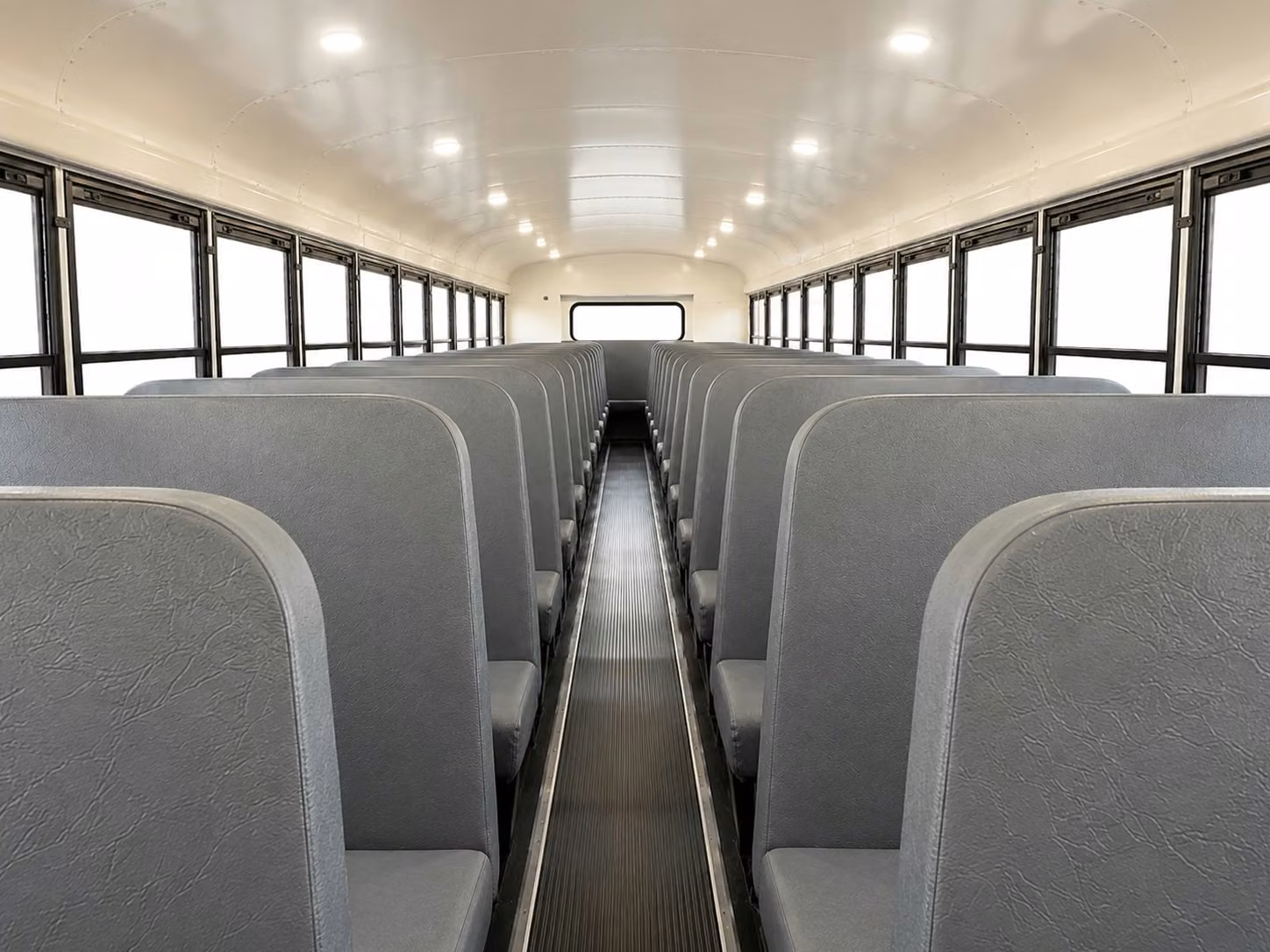 school bus inside