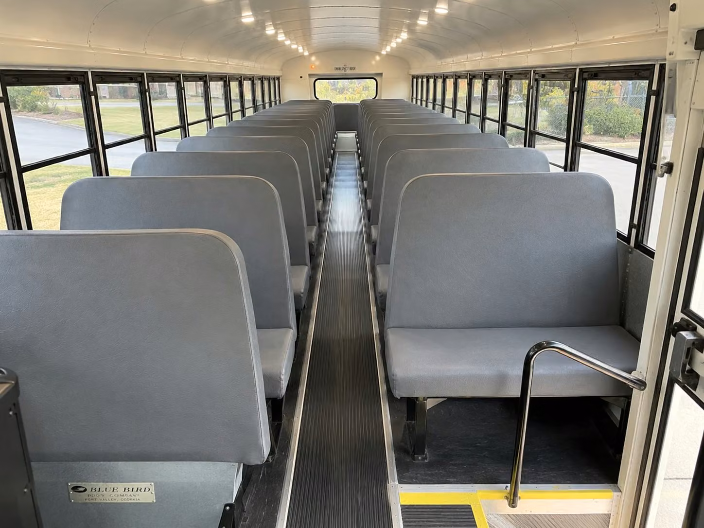 school bus interior