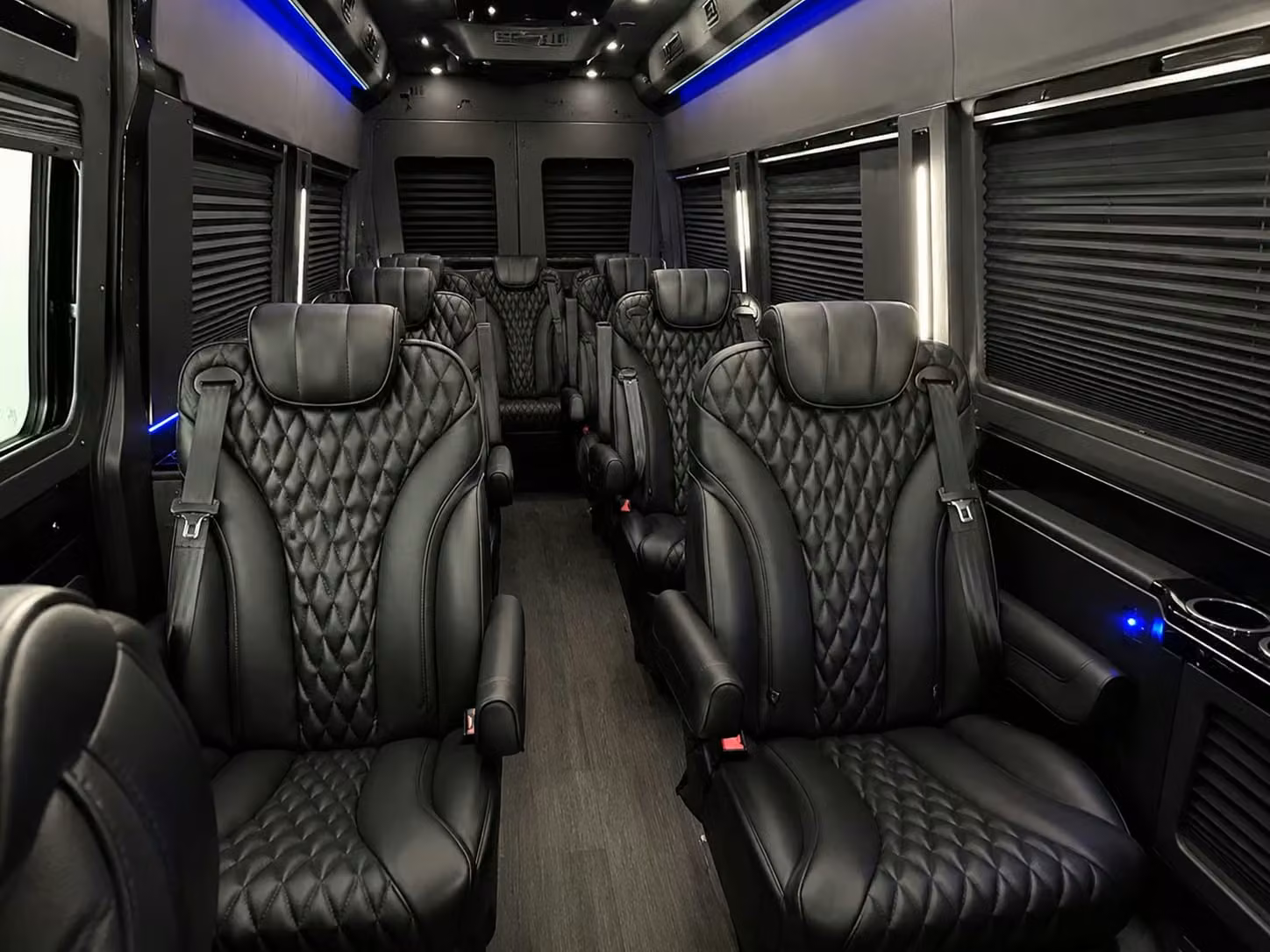 sprinter van with driver inside