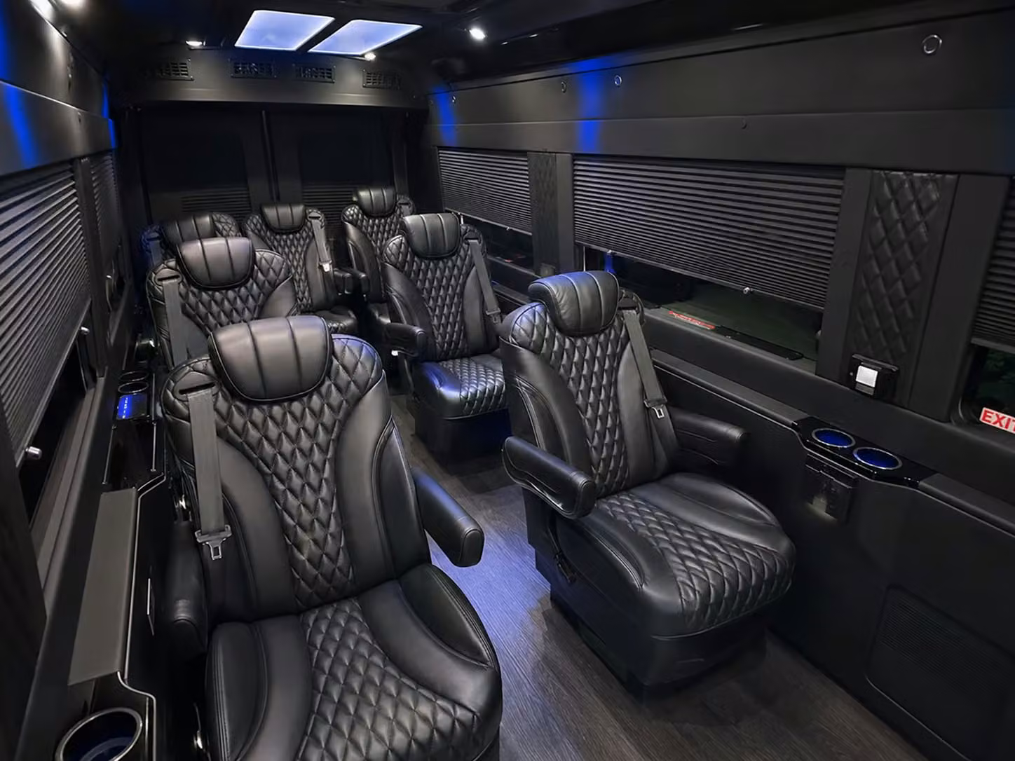 sprinter van with driver interior